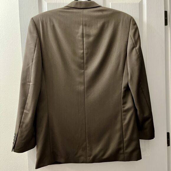 Jones New York Golden Fil Men 42L Brown Blazer Jacket Sport Coat 3 Button READ - Picture 3 of 11